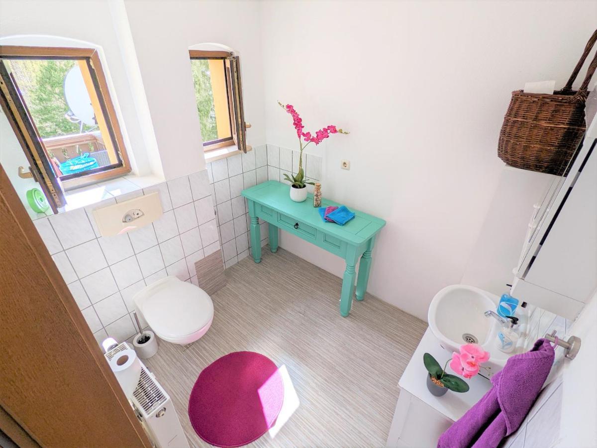 Urlaubstraum Mit Pool, Terrasse & Fluss Im Garten - Ut Leilighet Sebnitz Eksteriør bilde